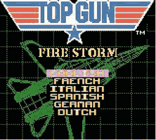 Top Gun - Firestorm Title Screen